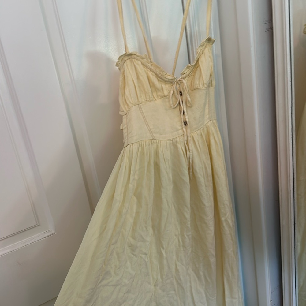 Summer dress yellow